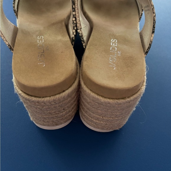J/Slides NYC Snake Print Platform Sandals - Picture 4 of 5
